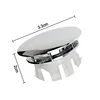 Copper Sink Overflow Cover Trim Ring Hole Cap Wash Basin Round Double Layer Overflow Plug TubDrain Stopper Kitchen Bathroom 6