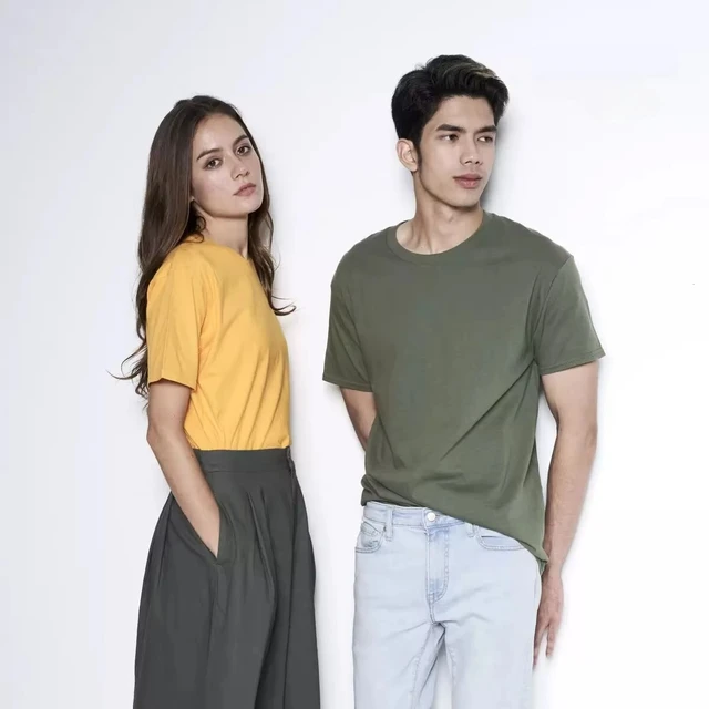 Europe Size 100% Cotton Men's T-Shirt O-Neck Solid Color Men T-shirt for Male T shirts Man Tops Tees Tshirt MRMT 2025 Brand New 3