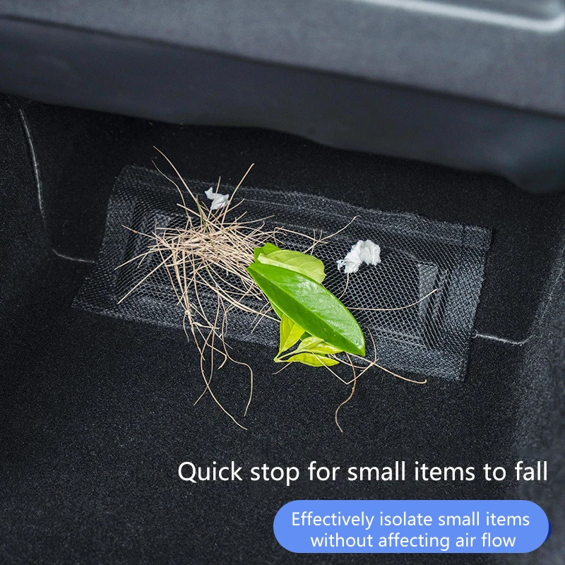 2pcs Air Vents Cover Under Seat Outlets Protector Anti-blocking Dust Accessories