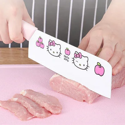 Out-of-print spot Sanrio authorized HelloKitty knife set-chef's