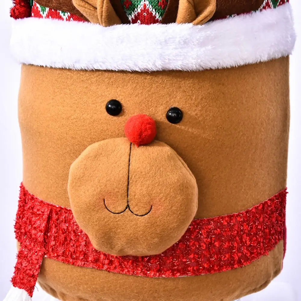 High Stretchy Water Dispenser Bucket Cover Dustproof Cartoon Water Jug Sleeve Christmas Decoration Bottle Cap