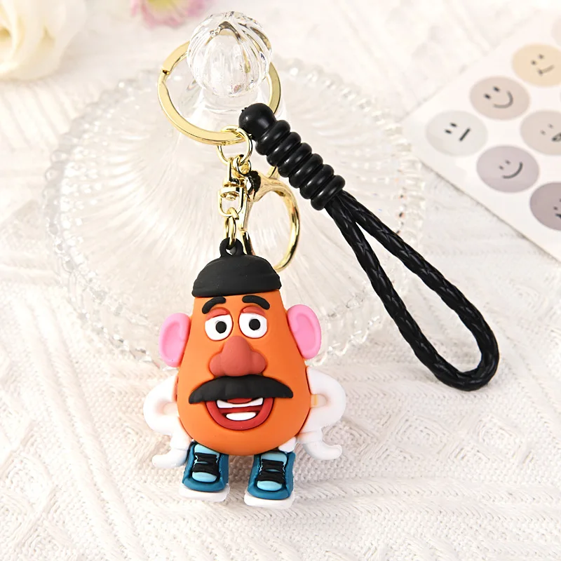 Toy Story Cute Three Eyes Alien Keyring Pendant Kawaii KeychainBag Accessories Decorative Gift Key Chain Girls 3