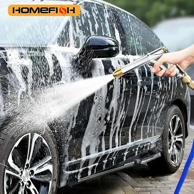 Flexible Expandable Garden Hose High Pressure Nozzle Spraye Washer Gun Car Wash Expandable Garden Water garden hose