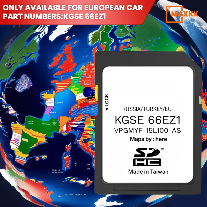 Mazda for MX-5 SKYACTIV CONNECT 7 Navigation SD Card Map Update-KGSE66EZ1 gps map navigation sd cards