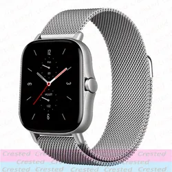 Premium Milanese Loop Band Bracelet, Stainless Steel Mesh Strap, 20mm/22mm for 22mm watch band (Silver)