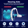 Invisible Senior Rechargeable Hearing Amplifier, Behind-The-Ear Hearing Aids, Noise Cancelling Sound Amplifier 2