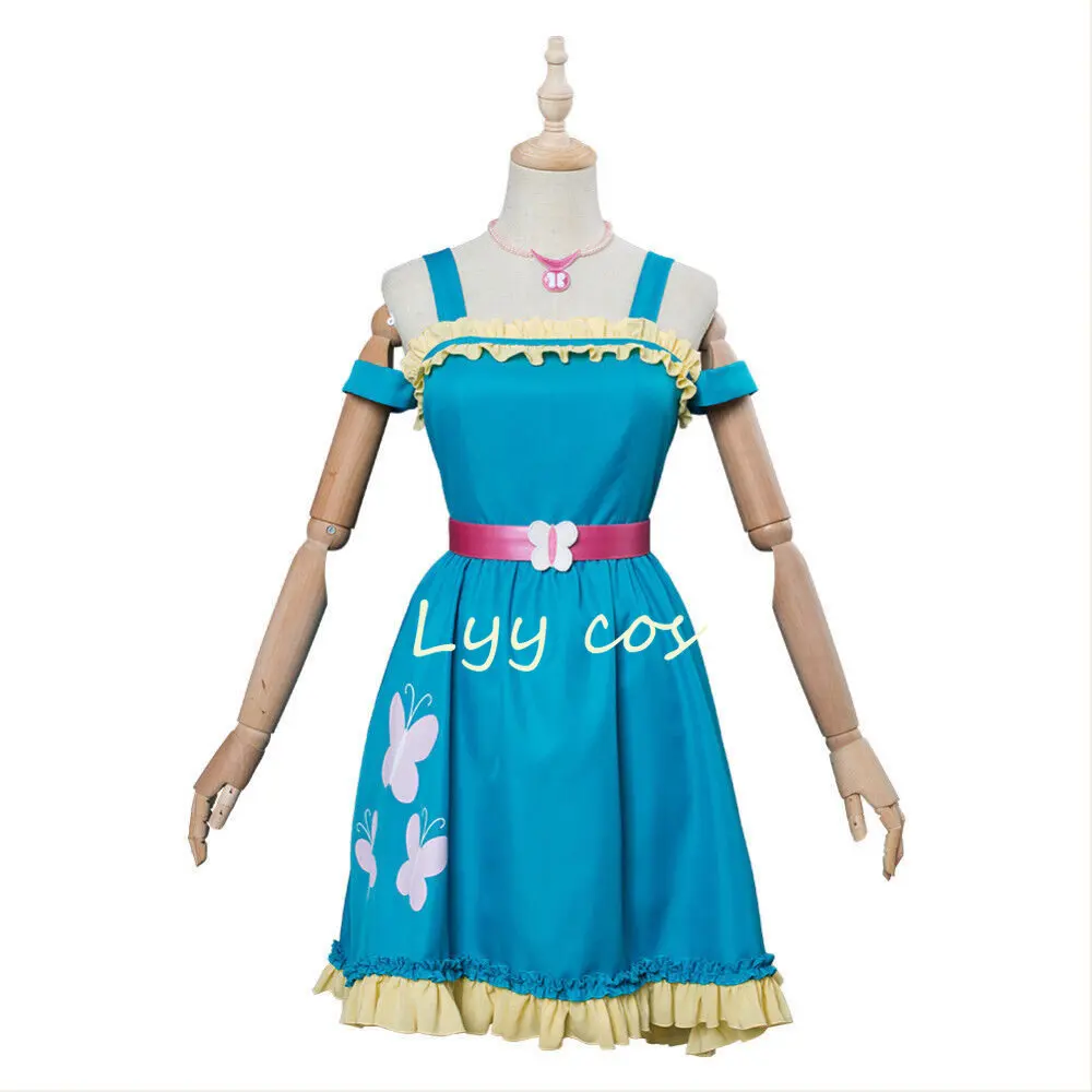 

Fluttershy Cosplay Dress Anime Costume Girl Halloween Christmas Uniform