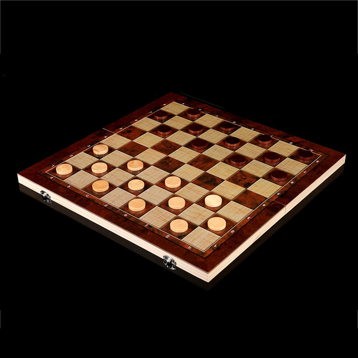 3 in 1 Folding Wooden Chess Board For Adults Chess Checkers Backgammon board game foldable chess board folding chess board