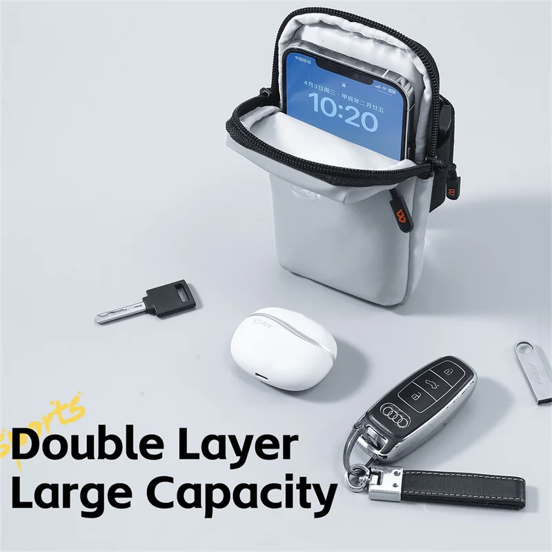 WEST BIKING Running Phone Arm Bag Waterproof Sports Armband 7.0" Phone Pouch for Jogging Fitness Cycling Universal Accessories