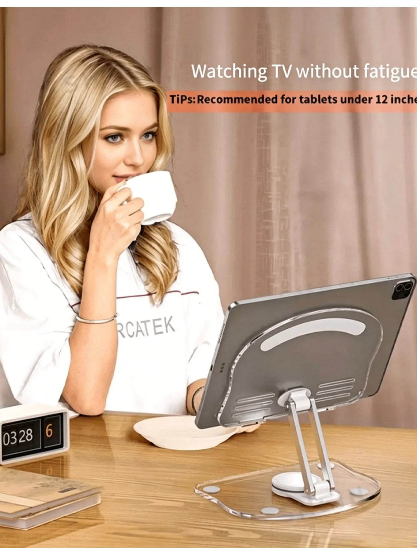 Portable Foldable Stand for Mobile Devices – Compact and Convenient for Home or Travel Use