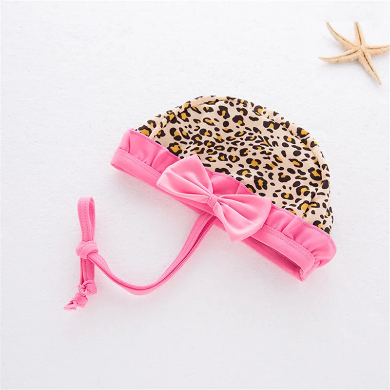 Kids Girls Leopard Swimsuit for Beach