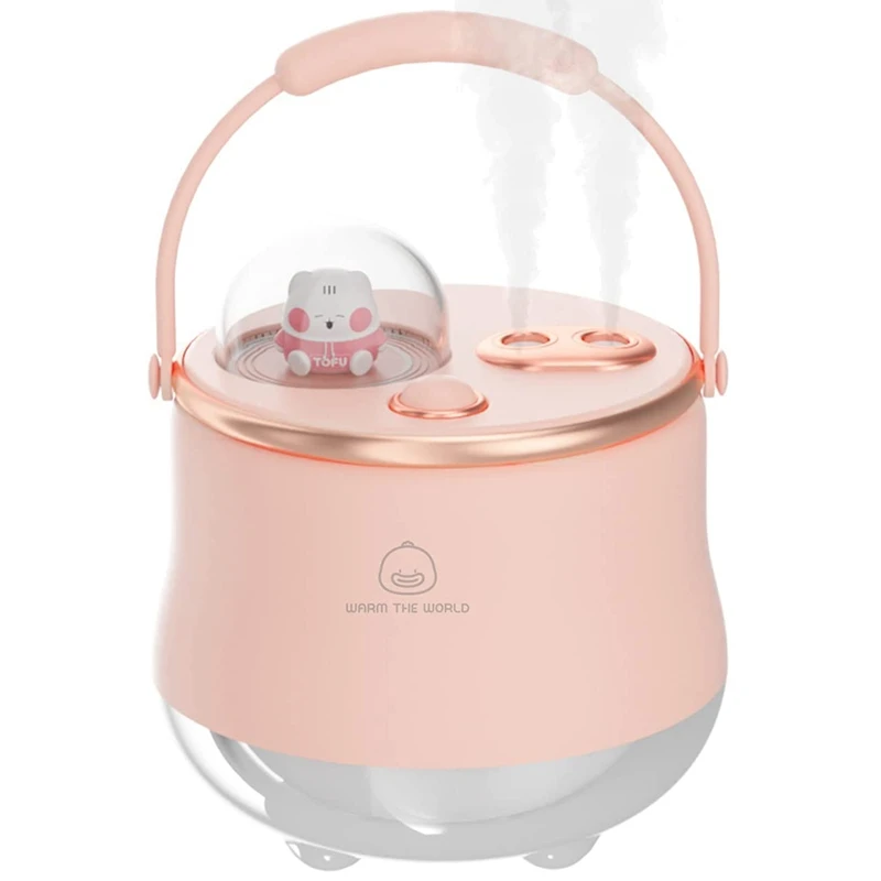 Humidifier Cute Cold Mist Humidifier Adjustable Spray Dual Mode