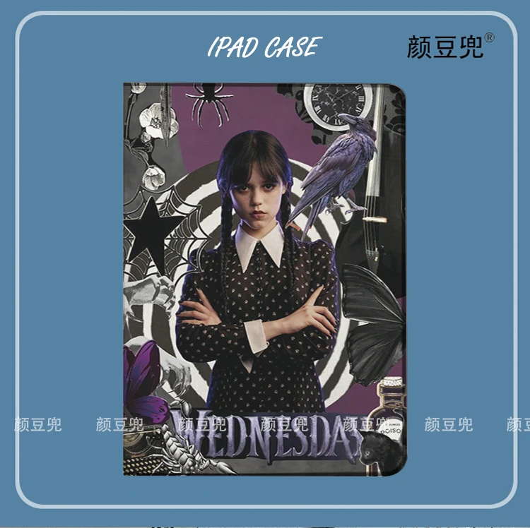 

Wednesday Addams Anime Case For iPad 10.2 7th 8th 10th Air 2 3 Mini 6 5 Case Luxury Silicone For iPad Air 4 5 iPad Pro 11 Case