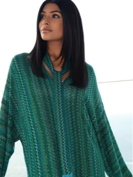 Vintage Elegant Feminine Tassel Robe Scarf Casual Loose Knit Long Dress Female Designers Flowy Modest Chic Summer Beach