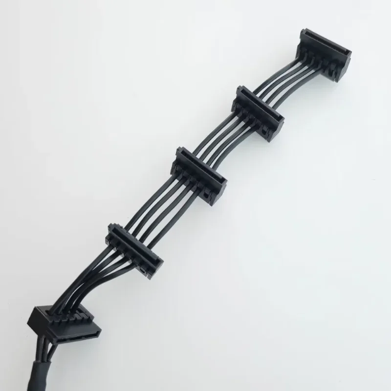 Cabo de Alimentação Atx 4pin Ide Molex para Portas Sata Cabo de Alimentação da Série 18awg 40cm 15.7 Polegadas para Cady Hdd de Camadas - Imagem 2