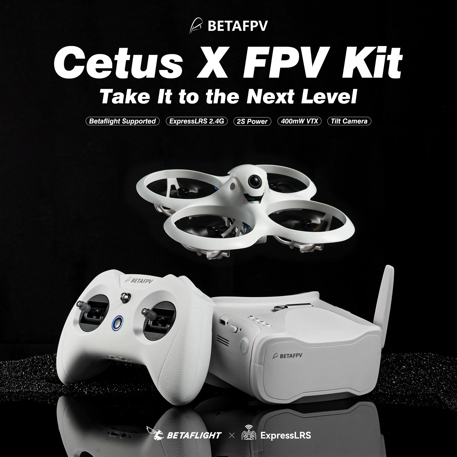 BETAFPV Cetus Pro Cetus X FPV Kit Indoor Racing Drone 1S 800TVL BNF/RTF  Frsky D8 Lite Radio 2 SE Transmitter 5.8G 14DBI VR02 - AliExpress