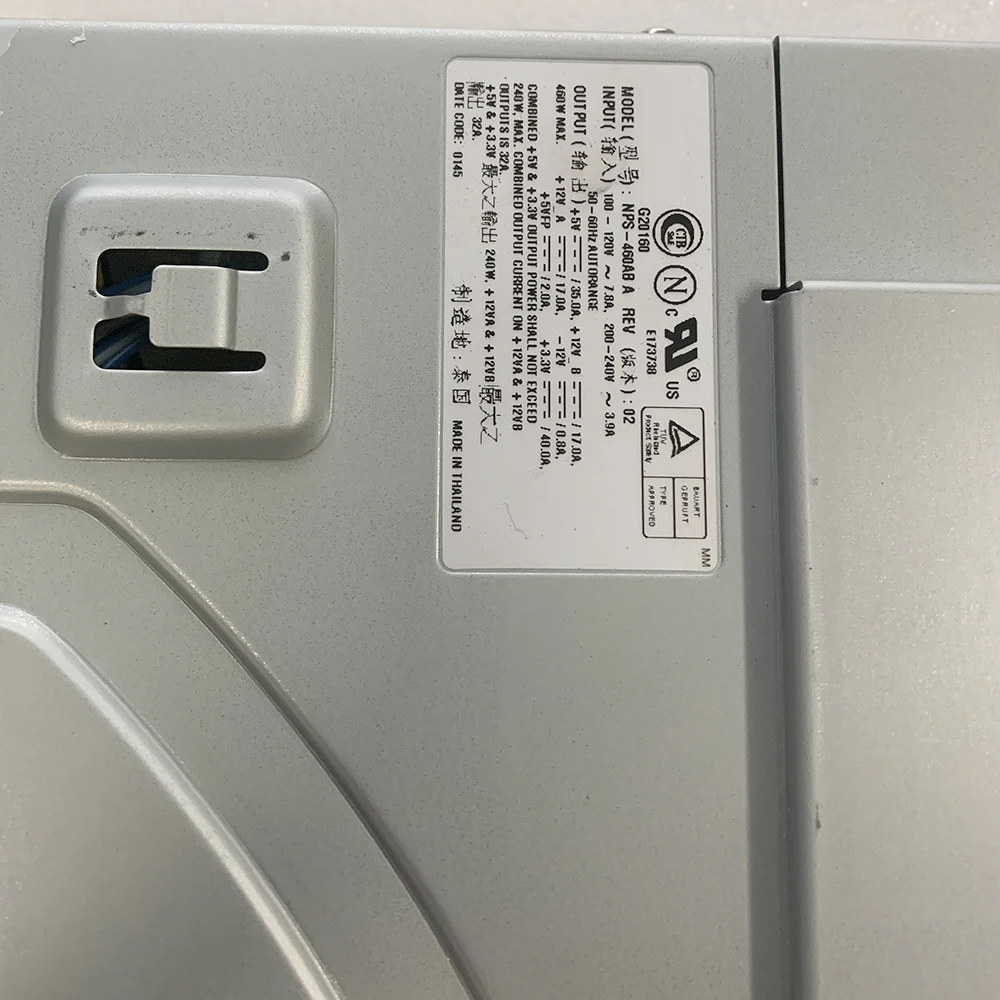 Workstation Power Supply For DELL Precision 530 650 NPS-460BB B NPS-460AB A 8P446 460W Fully Tested 7 Workstation Power Supply For DELL Precision 530 650 NPS-460BB B NPS-460AB A 8P446 460W Fully Tested - Image 5