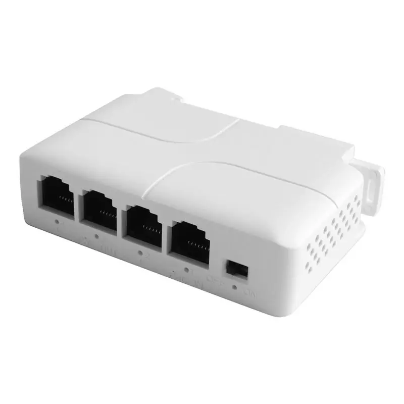 핫세일 1개 4포트 13포트 Poe 연장기 패시브 캐스케이딩 가능 IEEE802.3Af 100Mbps IP 전송 리피터 스위치 NVR IP용