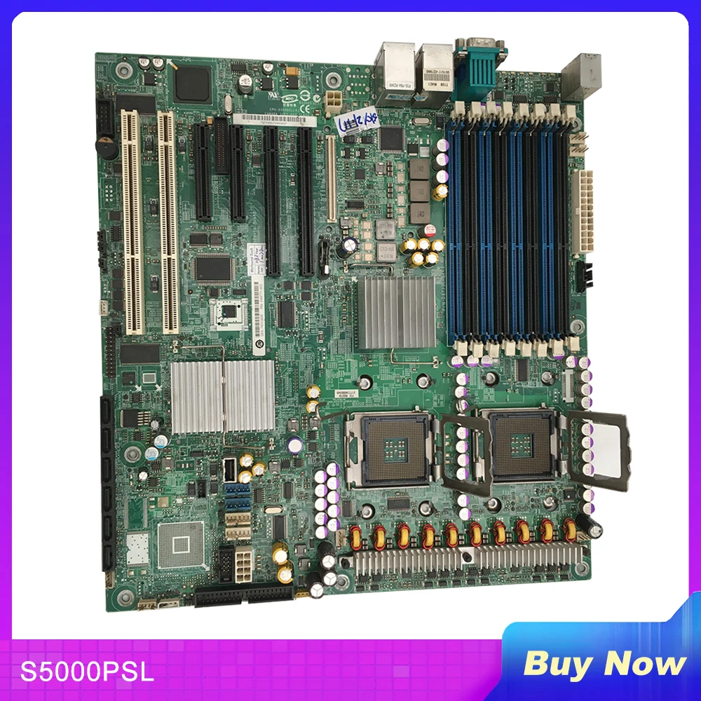 Серверная материнская плата для Intel S5000PSL LGA 771 E5110X2