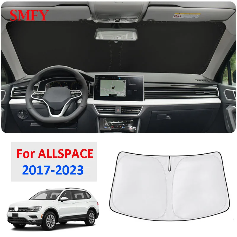 Per Volkswagen Tiguan Allspace 2017-2023 Parasole Per Auto Tenda Per Parabrezza Anteriore Protezione Solare Isolamento Termico Visiera Parasole
