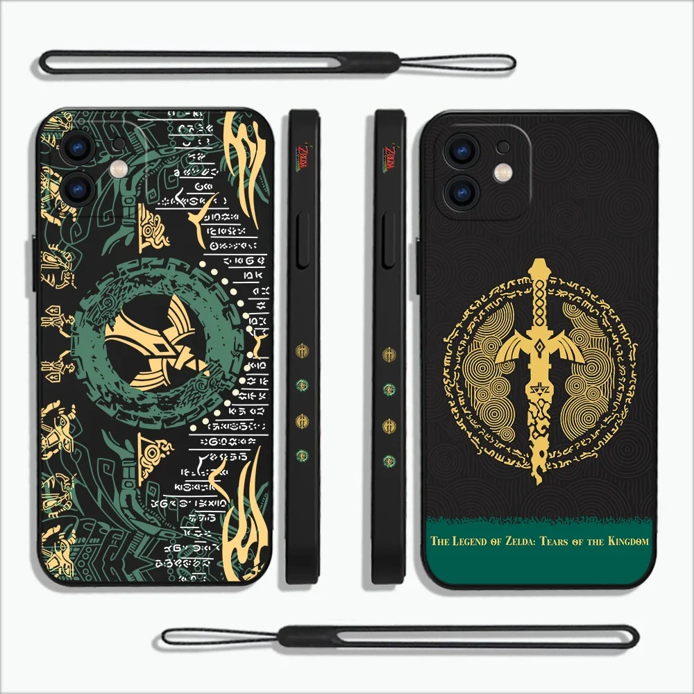 

Game The Legend of Zeldas Phone Case For Xiaomi Redmi Note 12 11T 10S 9 Pro Plus 10C 9A 9C 9T K40 K50 K60 4G 5G With Hand Strap