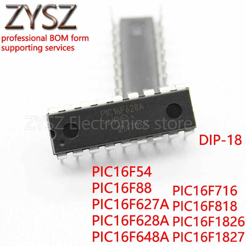 1PCS-PIC16F54-I-P-PIC16F88-PIC16F627-PIC16F628A-PIC16F648A-PIC16F716 ...