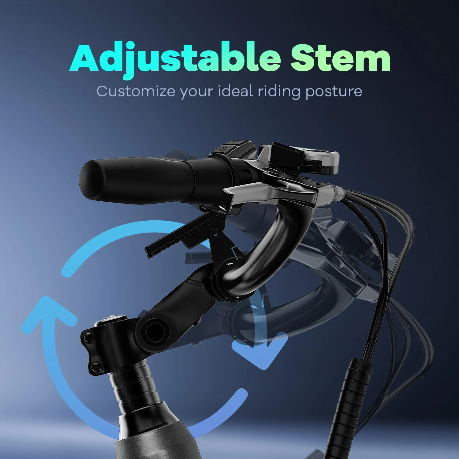 Cybervelo EK3 1000W Peak Electric Bike for Adults, 26" City travel bike, built-in 48V battery, 7-Speed shift city commute E-Bike