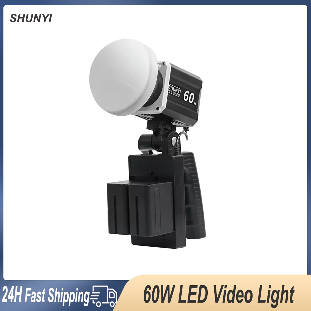 shunyi-cob-led-video-light-camera-de-fotografia-portatil-lampada-para-estudio-de-foto-2800-6500k-60w-tiktok-youtube