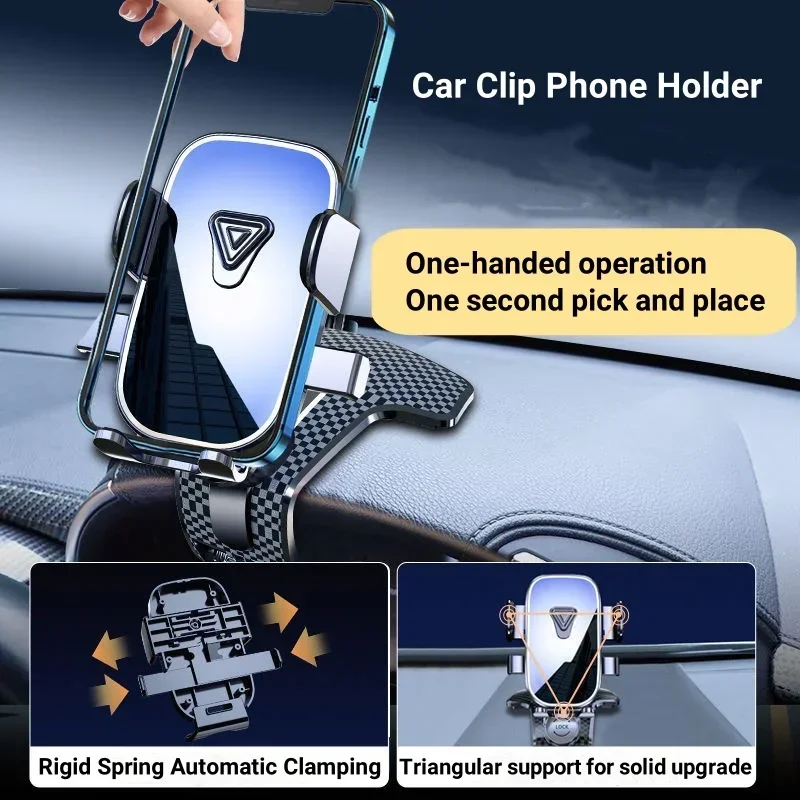 Universal Car Phone Holder with Automatic Locking
