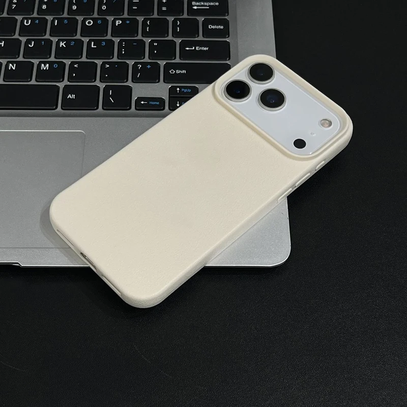 Chic Candy Color Litchi Patterned Shockproof Phone Case