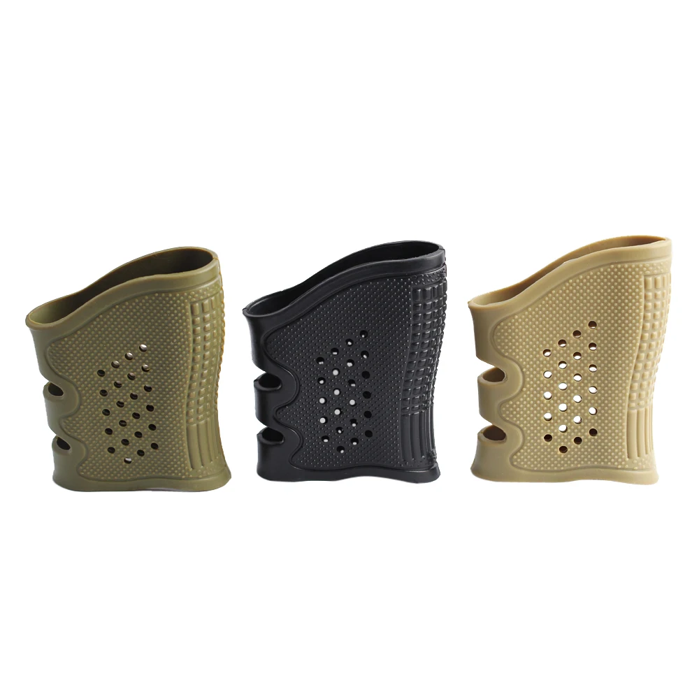 Tactical Pistol Rubber Grip Anti Slip Glove For Glock 17 19 20 21 22 23 31 32