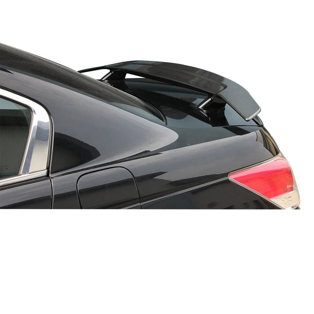 Tuning Spoiler per auto universale per berlina posteriore per auto 3D in fibra di carbonio posteriore Hatchback Auto Trunk Wing adatto per BMW Honda Accessori - immagine 5