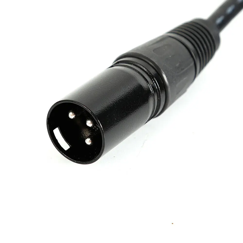 5 Stück 1 m langes DMX-Kabel, 3-poliges XLR-DMX-Kabel-Set für Bühnenbeleuchtung, digitale Audiosteuerung, LED-PAR, sorgen für eine präzise Datenübertragung – Detail 9