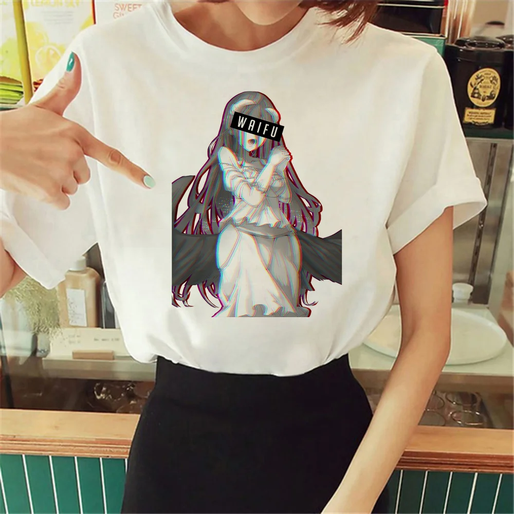 

Overlord t shirt women harajuku anime streetwear t-shirts female comic streetwear Japanese clothing