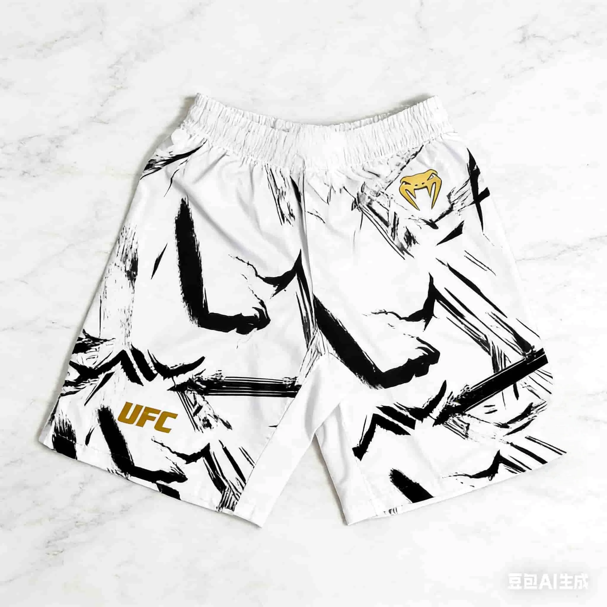 Short d'entraînement de combat de boxe UFC, impression personnalisée 3D, short respirant à séchage rapide