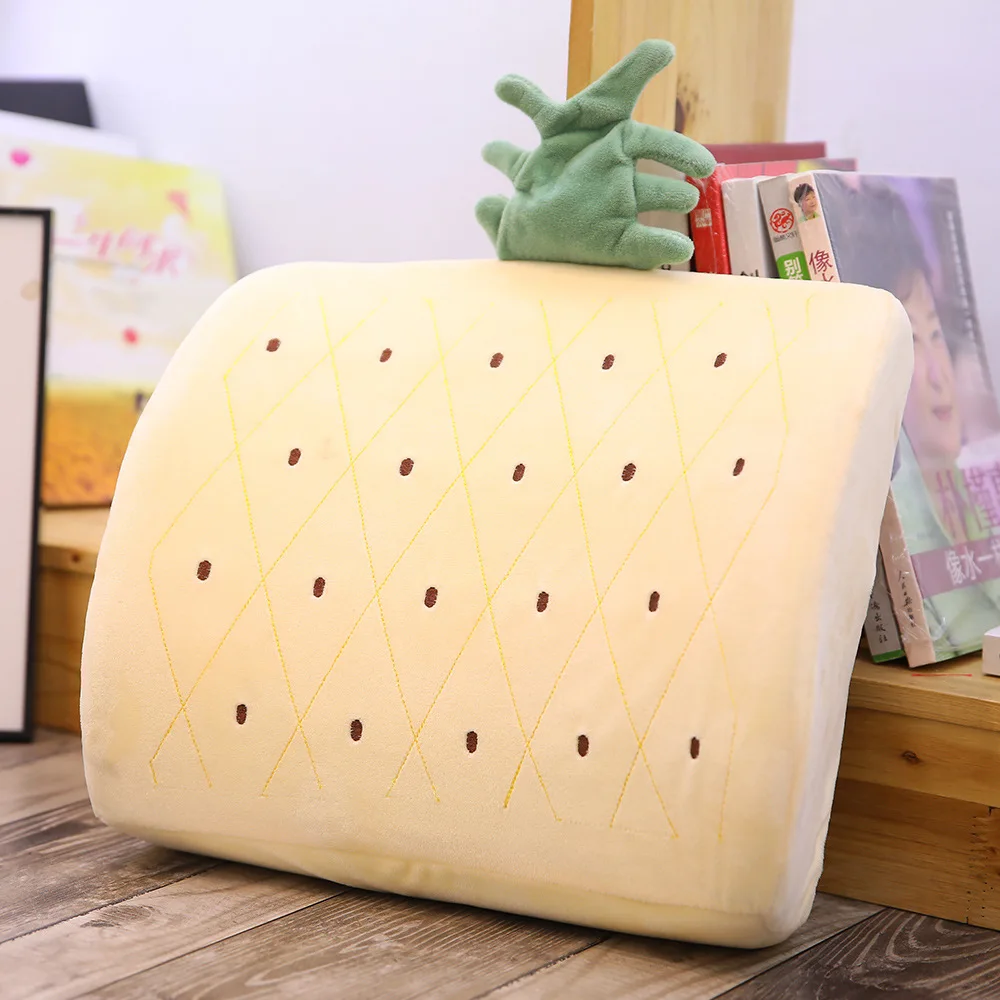 Memory Foam Lumbar Pillow Waist Office Chair Reading Back Cushion Car Seat Pain Relief Sitting Elegant Tatami Soft Sofa Cushion 