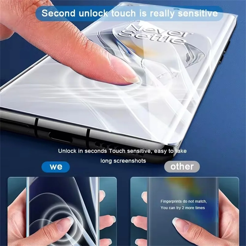 4-Pack Soft Hydrogel Film Screen Protectors