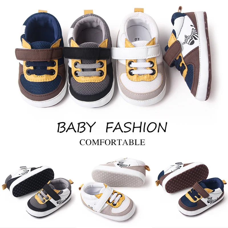 Classic Fashion Baby Shoes Casual Shoes Boys And Girls Soft Bottom
