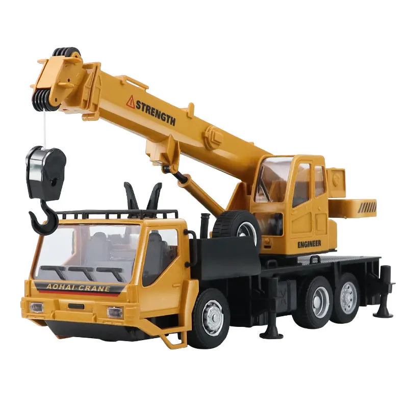 1:24 Rc Crane Truck Transportation Engineering Vehicle 8ch Oversize Simulate Car Boy Model Outdoor Toy Gift Construction Car 6