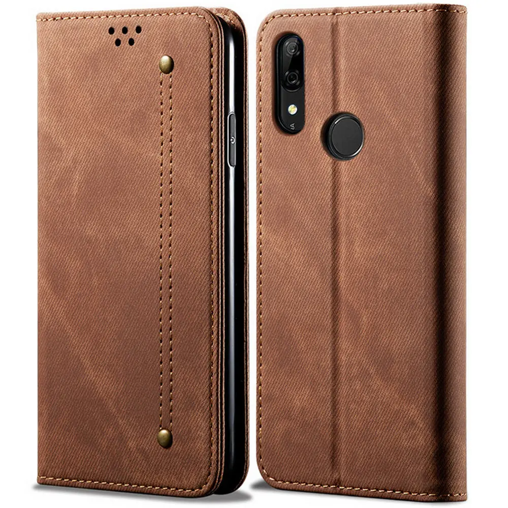 For Honor 9X Premium X Luxury Case Leather Texture Wallet