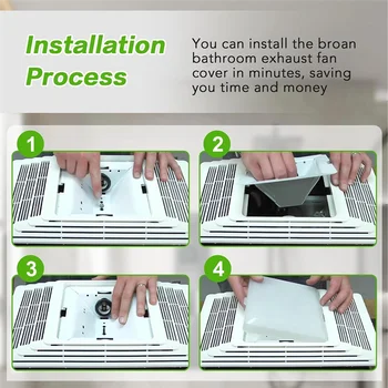 Bathroom Fan Cover Grille Replacement 1