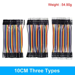 Versatile Multi - Length Jumper Wire Set - Male, Female Connectors for Electronics Prototyping (120PCS X1 set 10CM)