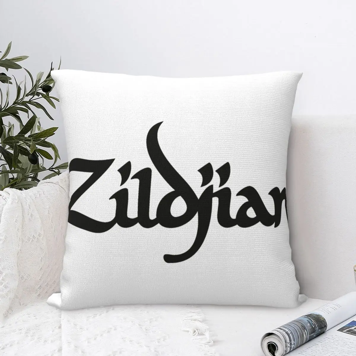 

Zildjian Logo Square Pillow Case for Sofa Throw Pillow