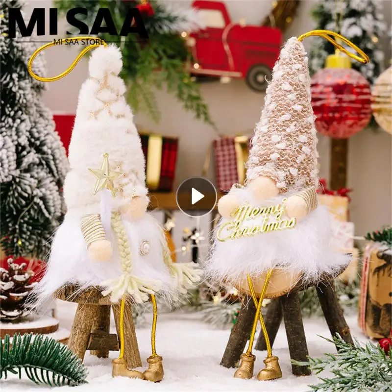 

Рождественская елка, украшения, Рождественская атмосфера, Рождественская елка, светящаяся функция, праздничный Шарм, милый дизайн, шармы, Безликие куклы