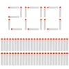 200PCS Darts For Nerf  white Luminous Soft Hollow Hole Head 7.2cm Refill Darts Toy Gun Bullets for Nerf Series Blasters Xmas 1