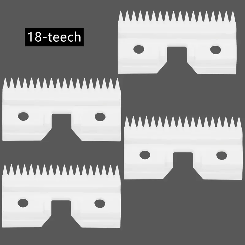 18 Teeth Cutter Coarse Ceramic Blade For Andis,Oster A5,Fast Feed,Walh KM Series Pet Clipper Detachable blade (except 40&40S) hair trimmer pet clipper dog hair trimmer pet hair trimmer dog clipper dog clipper blades clipper replacement parts