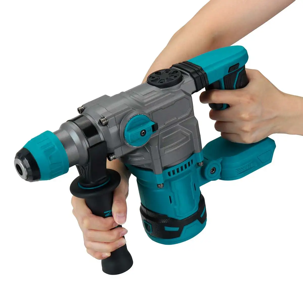 26mm Brushless Rotary Electric Hammer SDS Plus Cordless Hammer Drill 2 Modes Drilling and Chiseling Tool for Makita 18V Battery 5