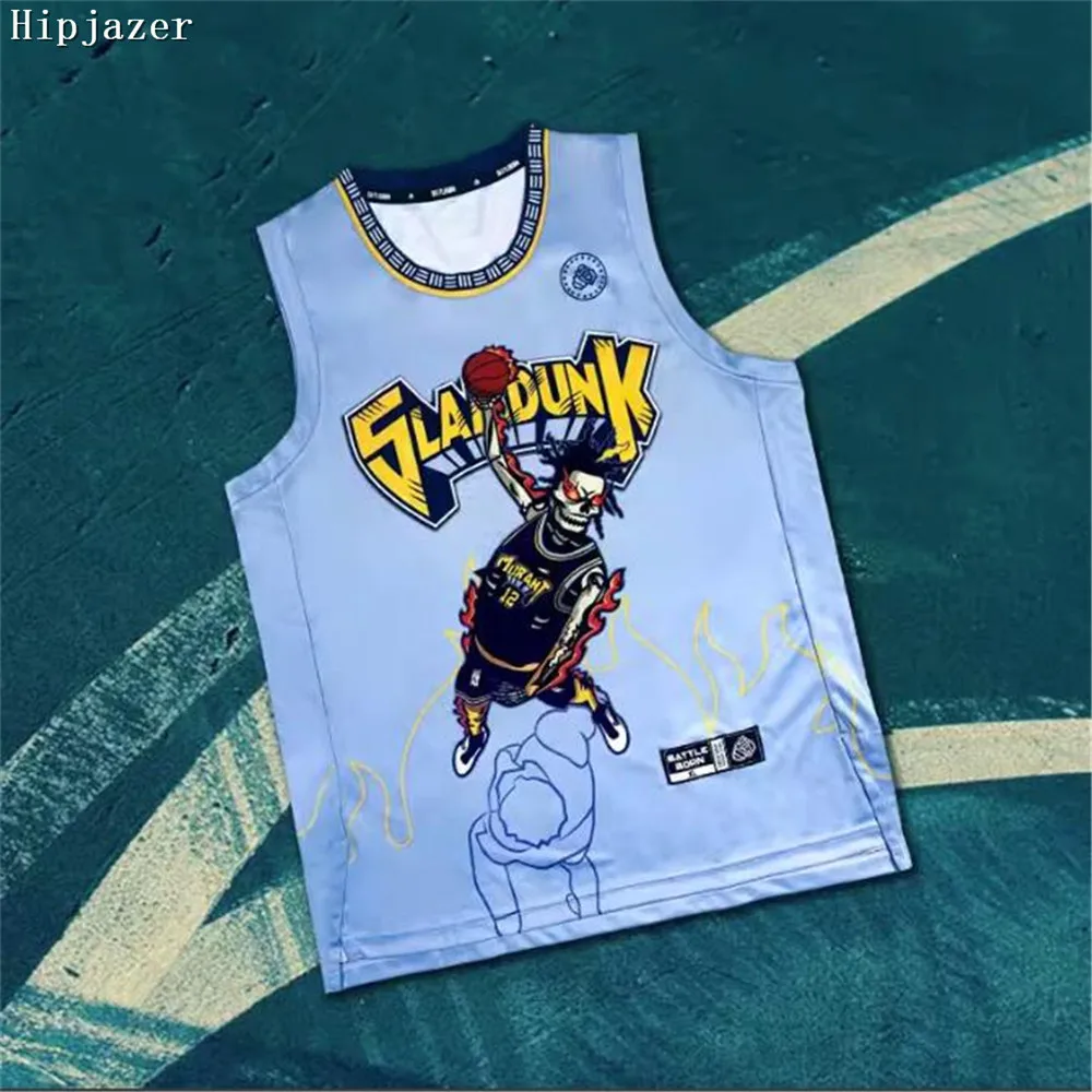 thumbnail image 1 of 2024 NUEVAS camisetas de diseño de Cosplay Europa n.° 12, camisetas de baloncesto de Jokers de dibujos animados n.° 15, camisetas de baloncesto de CITY JOKIC con impresión por transferencia térmica, 1 of 4