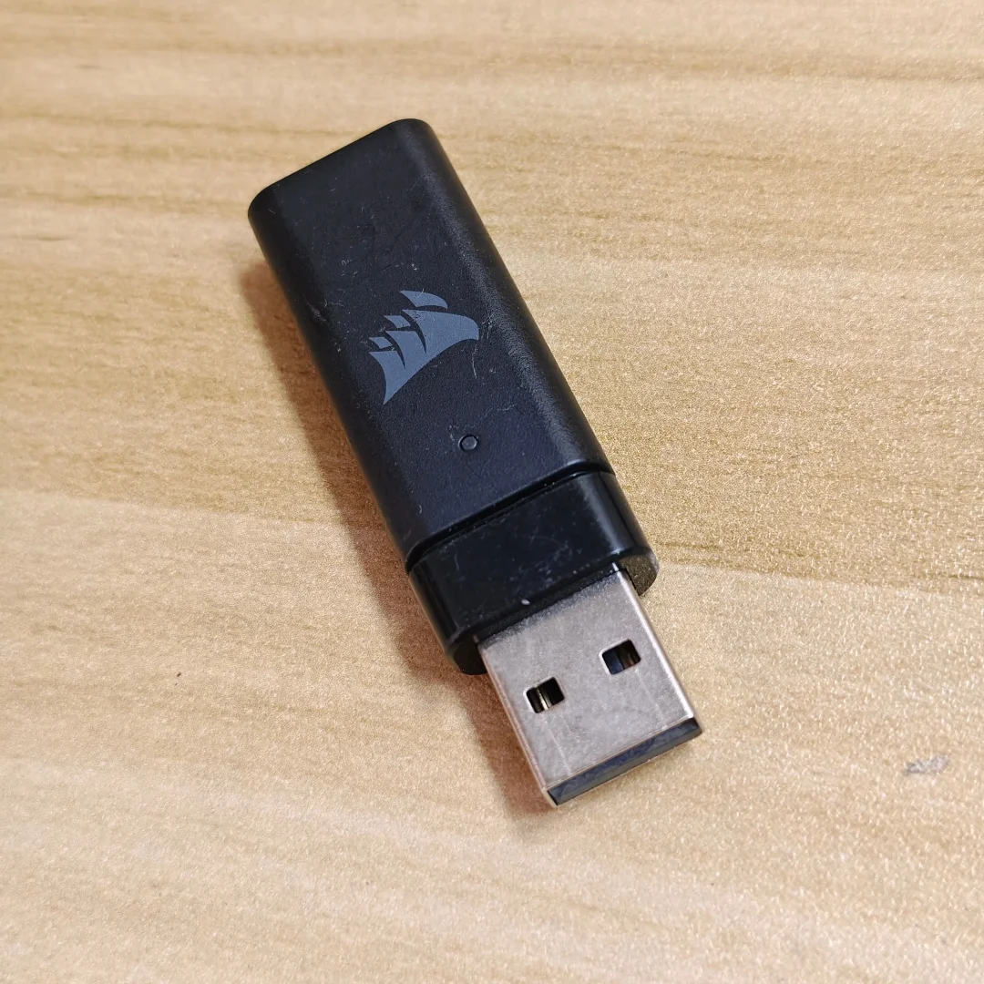 코르세어 HS70 / HS70 PRO용 무선 게이밍 헤드셋 USB 동글 수신기 어댑터