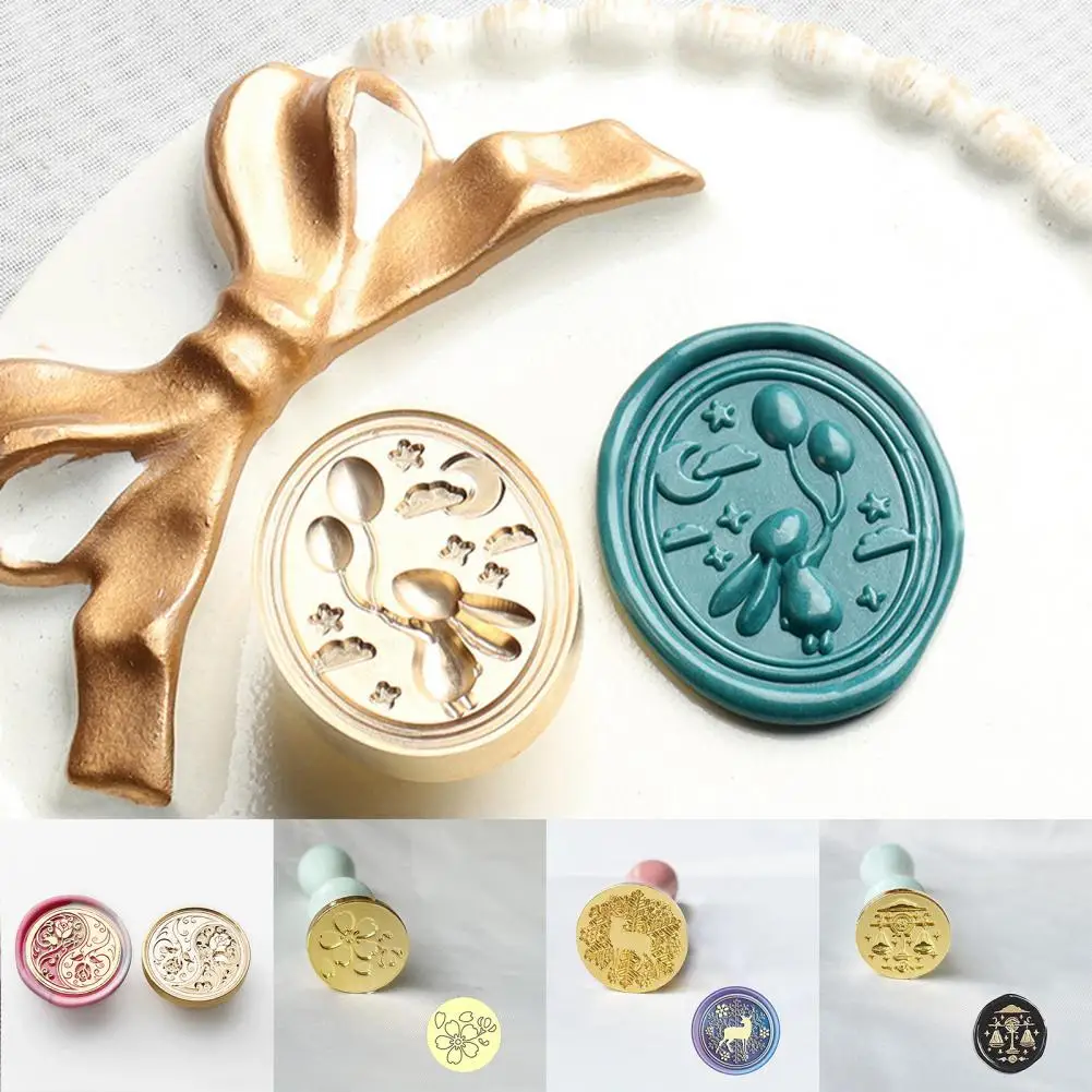 

Unique Wax Seal Head Wax Seal Stamp Cheery Blossom Pattern Stamp Replacement Head